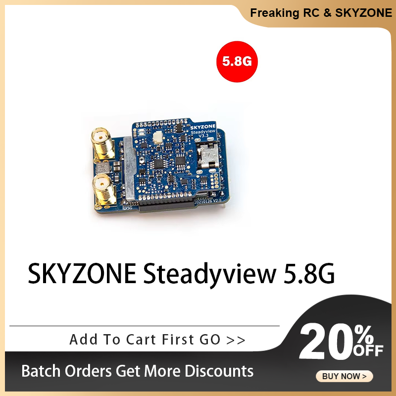 SKYZONE SteadyView V3.3 5.8GHz - огляд і ціна Skyzone Steadyview X Receiver Module