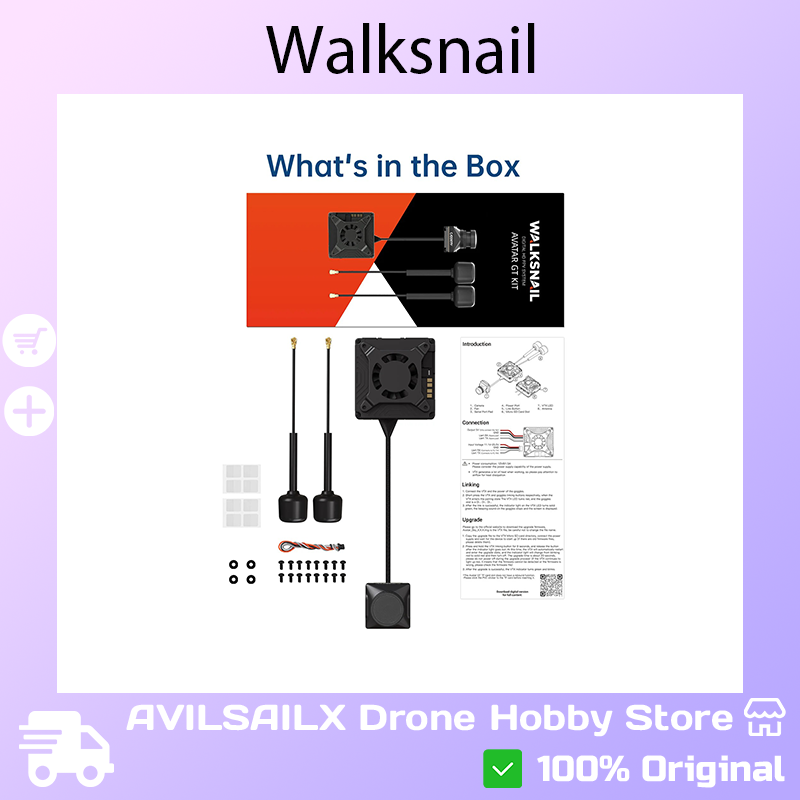 Walksnail Avatar GT FPV Kit Ma - огляд і ціна Walksnail Avatar Gt Kit 2W Vtx