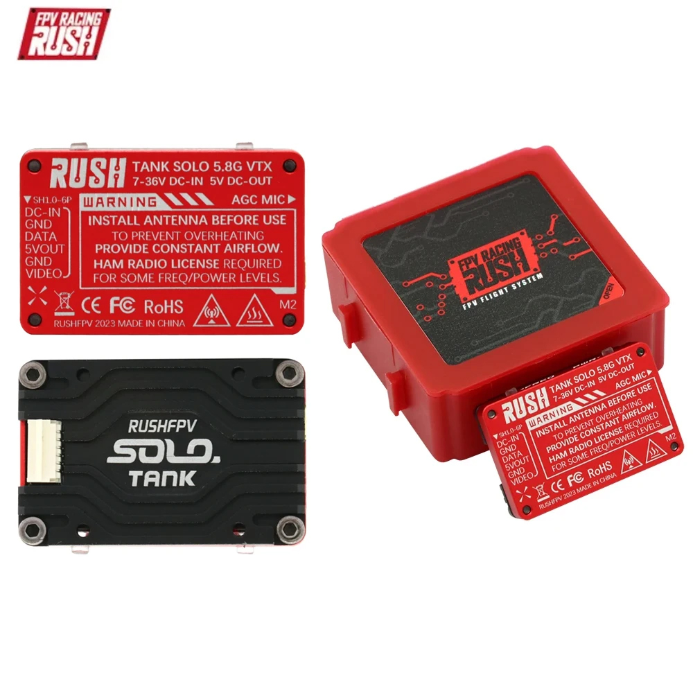 RushFPV Rush FPV Max Solo 2.5W - огляд і ціна Rushfpv Rush Max Solo 5.8G 2.5W Vtx