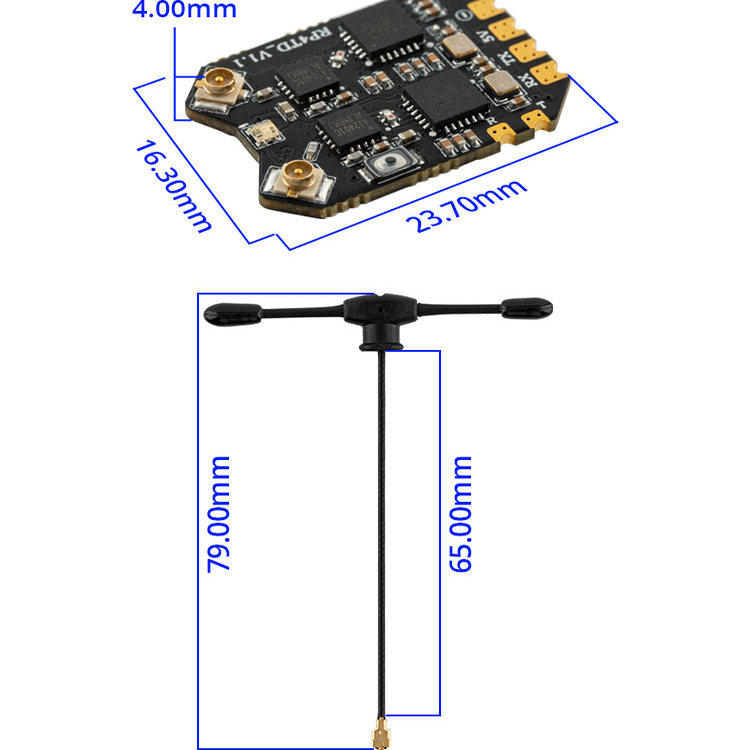 RadioMaster RP4TD ExpressLRS 2 - огляд і ціна Foxeer Reaper Extreme 2.5W Vtx