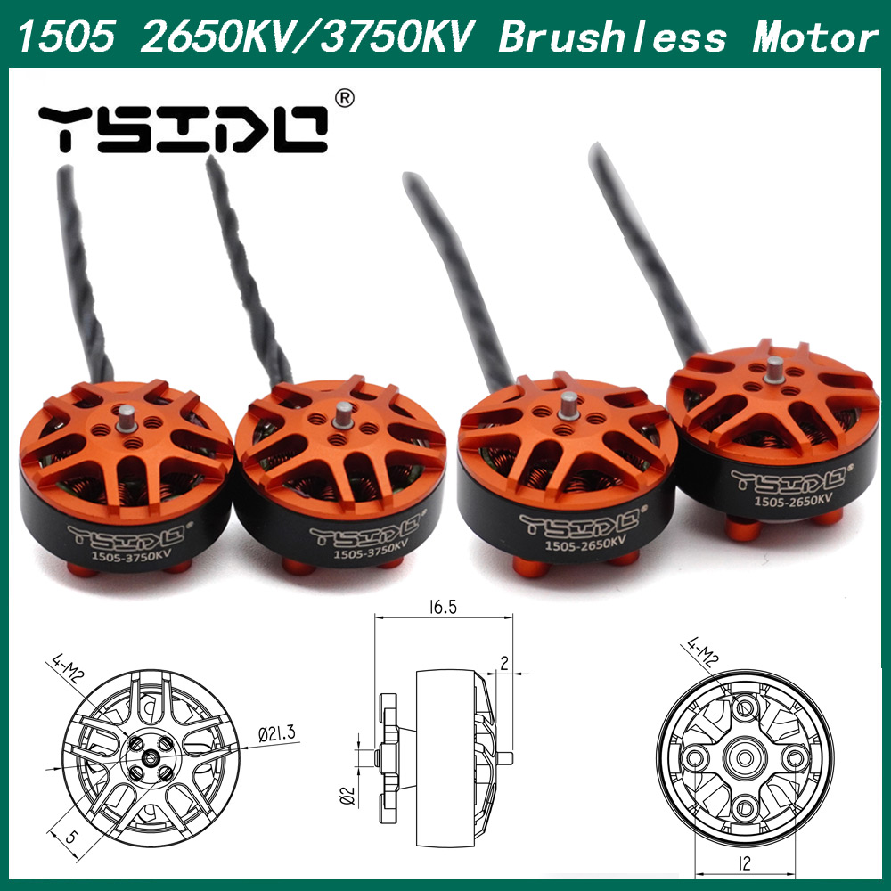4PCS YSIDO 1505 2650KV 3750KV  - огляд і ціна Walksnail Avatar Hd Goggles X