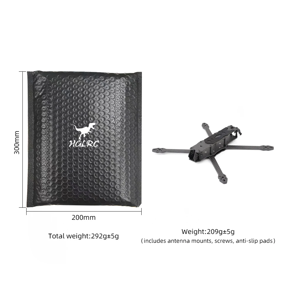 HGLRC MY7 7 Inch Carbon Fiber  - огляд і ціна Geprc Rad Vtx 5.8G 2.5W